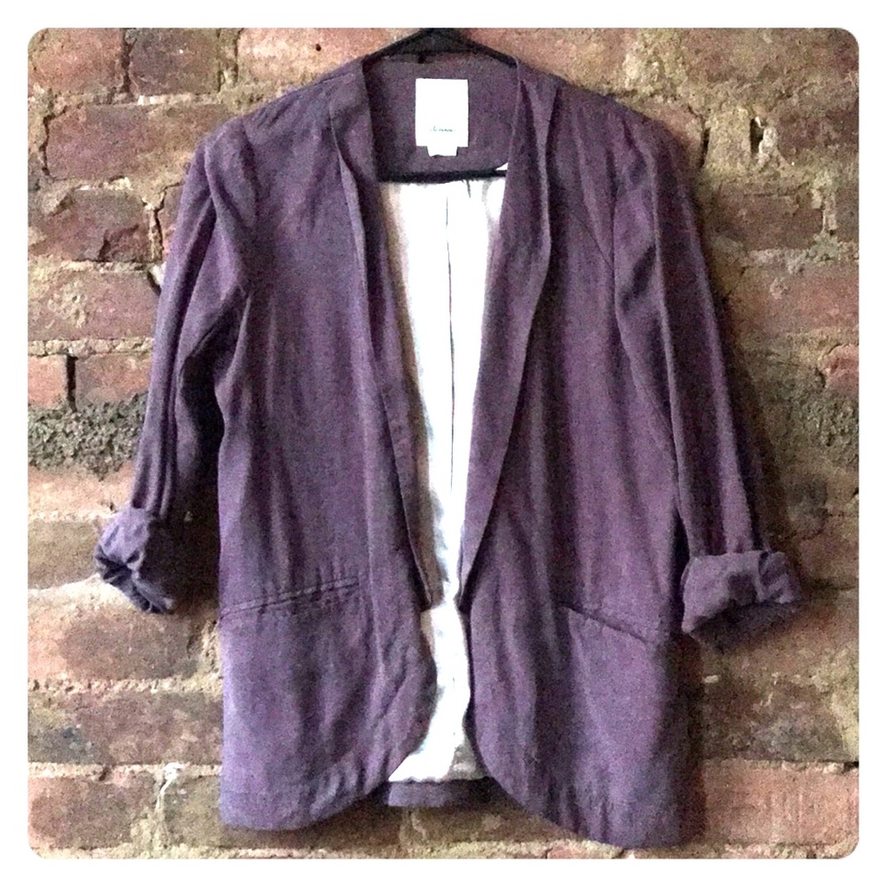 *Anthropologie* Purple blazer